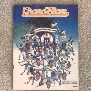 Grand Slam Official Magazine 1981 First Edition